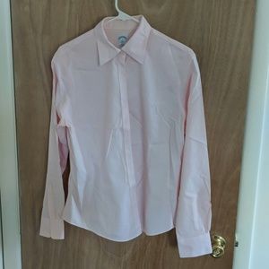 Blush pink button down Brooks Brothers shirt 12